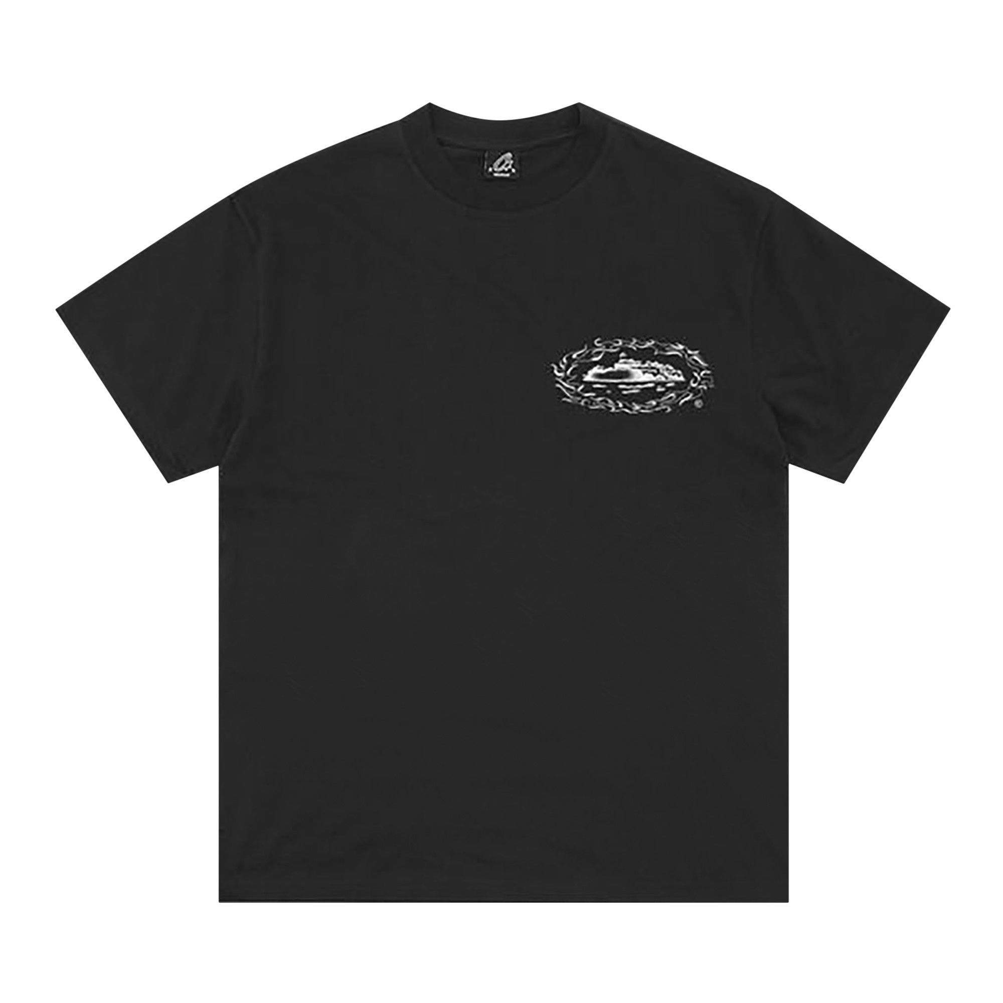 Size m Corteiz Firey Alcatraz Tee *New Blank* 'Black'