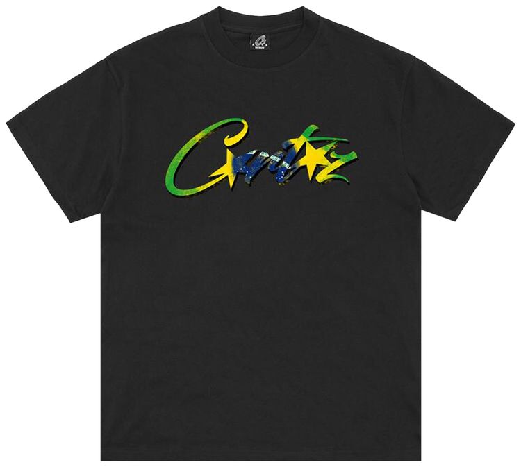 Corteiz Brasil Tee New Blank Black