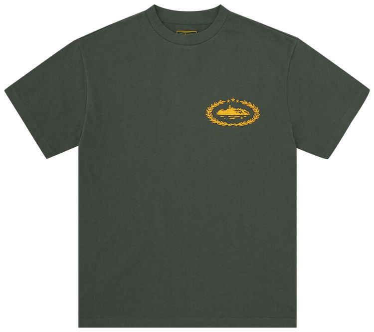 Corteiz Royale Heavyweight Tee Forest Green