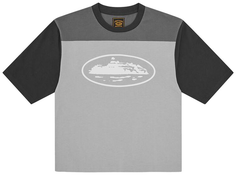 Corteiz Alcatraz Heavyweight Varsity Jersey Grey
