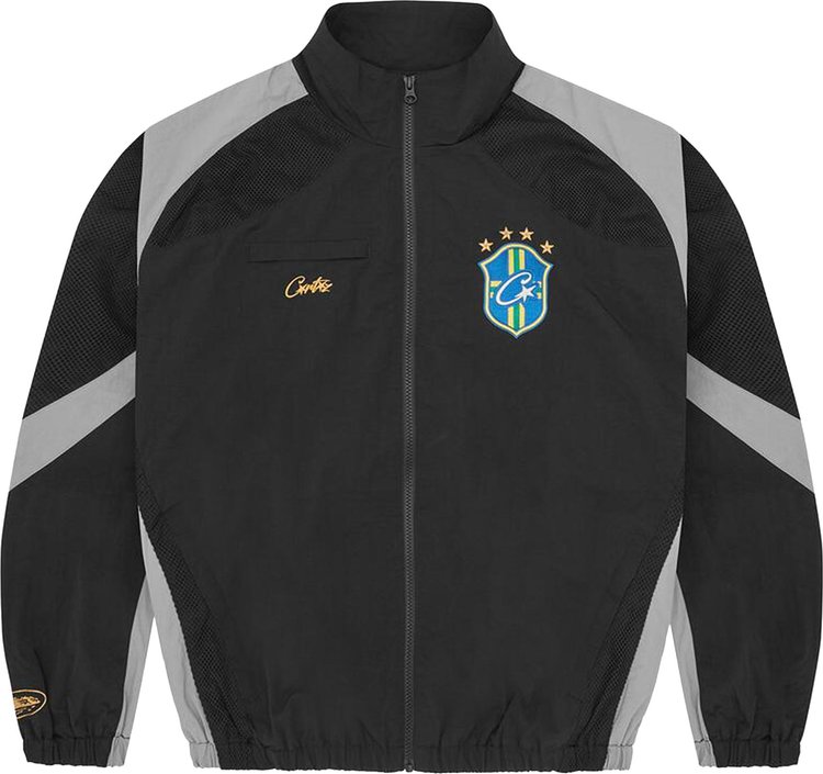 Corteiz Brasil Olympic Shuku Jacket BlackGrey