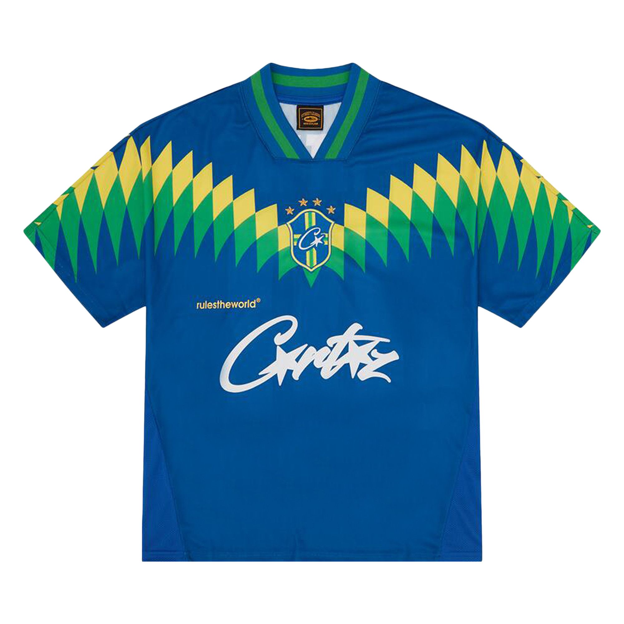 Buy Corteiz Club America Jersey Brasil 'Blue' - 7892