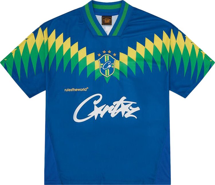 Corteiz Club America Jersey Brasil Blue