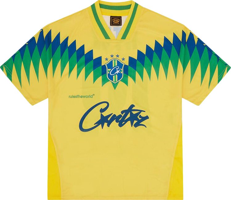 Corteiz Club America Jersey Brasil Yellow