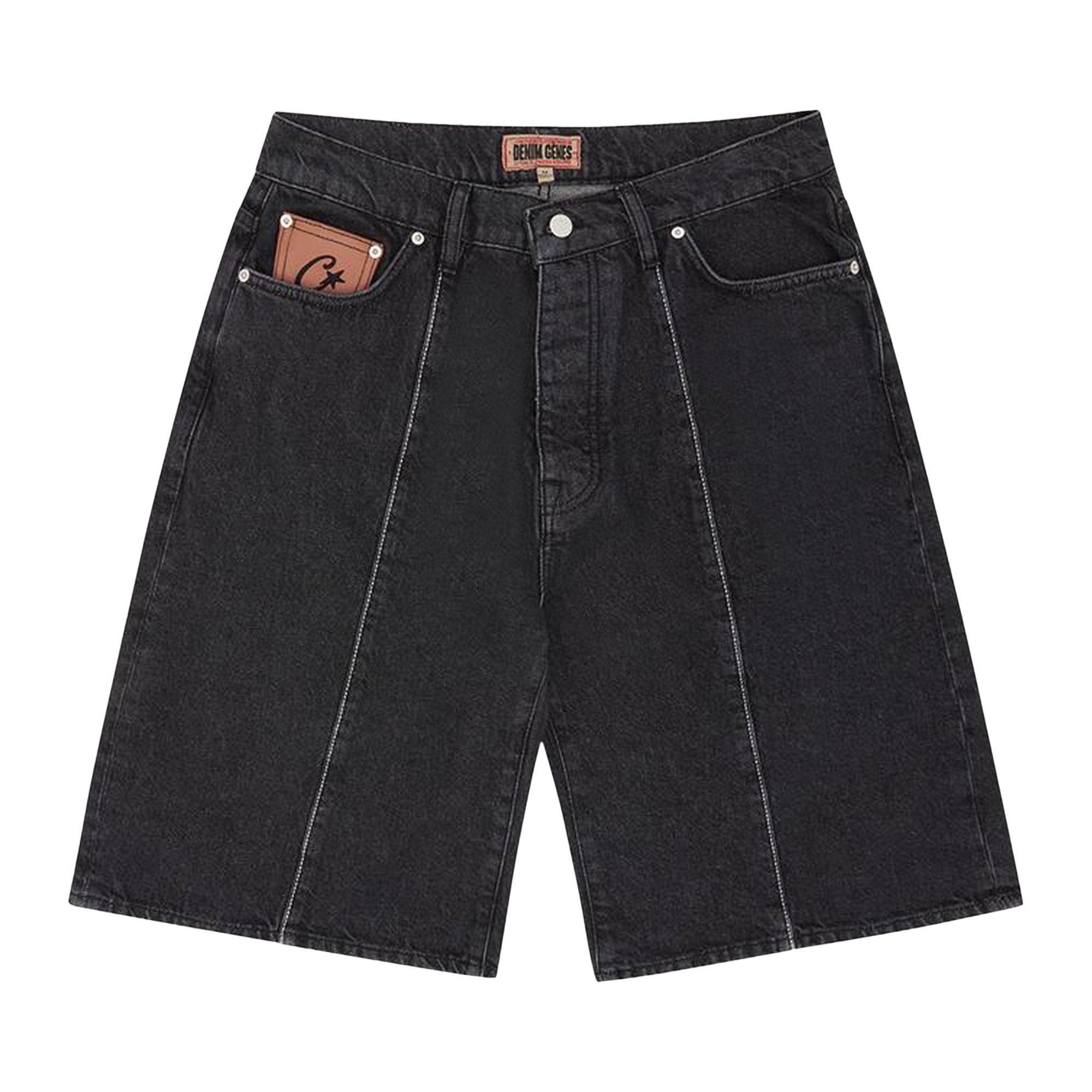 Buy Corteiz C-Star Denim Shorts 'Black' - 7892 1SS240202CSDS BLAC | GOAT