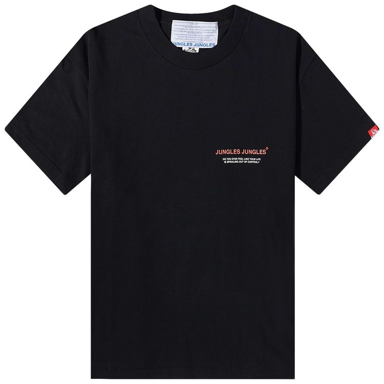 Jungles Spiralling Tee Black