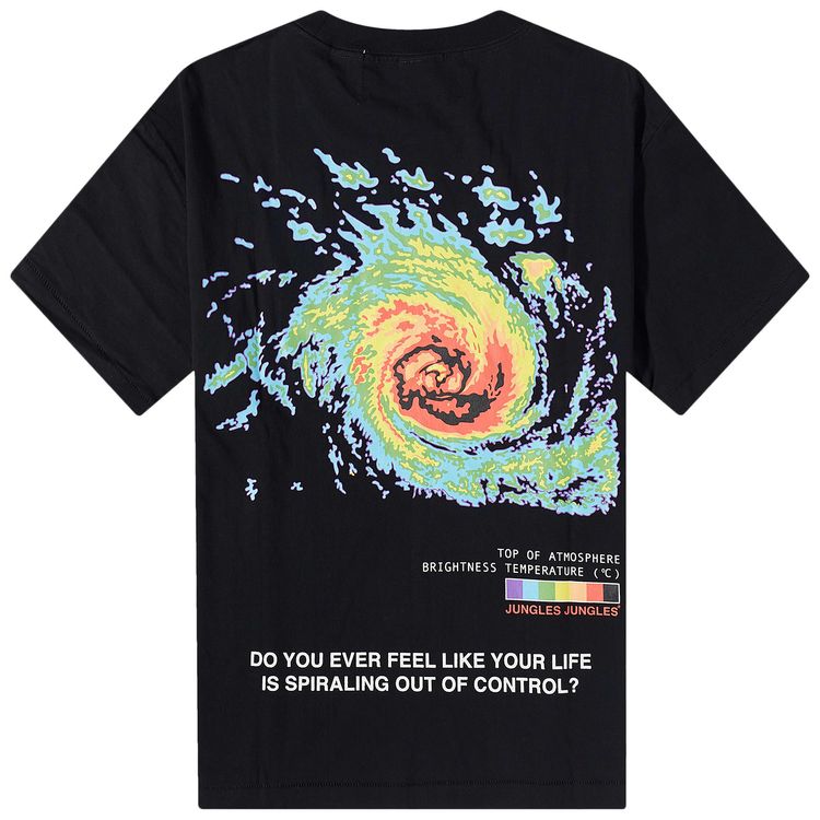 Jungles Spiralling Tee Black
