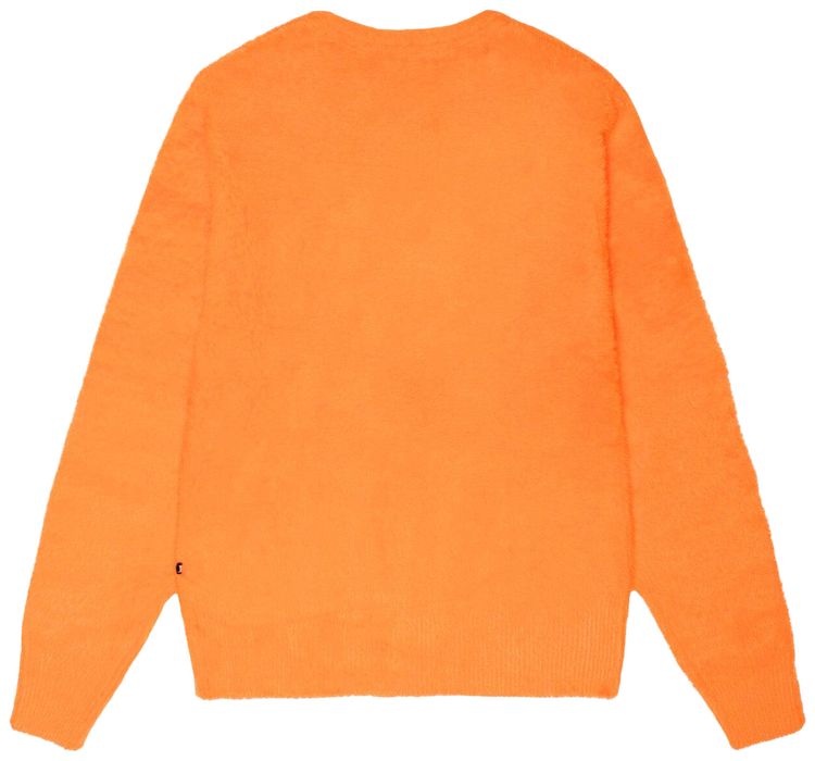 Stussy Shaggy Cardigan Red Orange