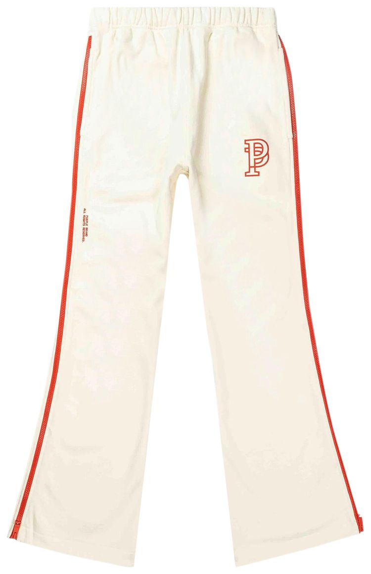 PURPLE BRAND Glyph Flared Sweatpants Off White