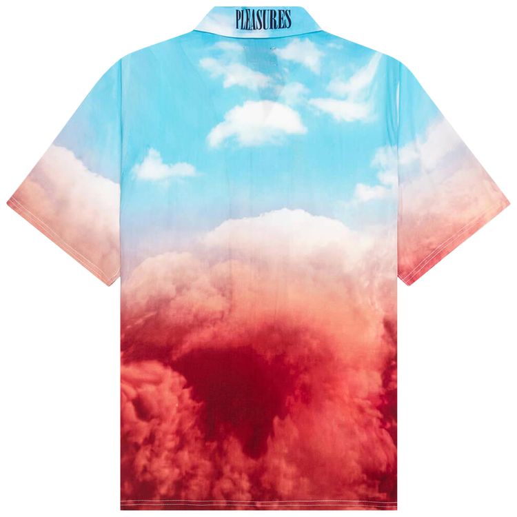 Pleasures Heaven and Hell Button Down Sky Blue