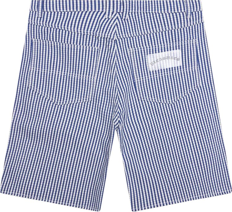 Pleasures Ultra Plaid Shorts Blue