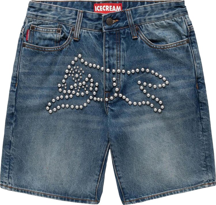 Icecream Pearl Jeans Faded