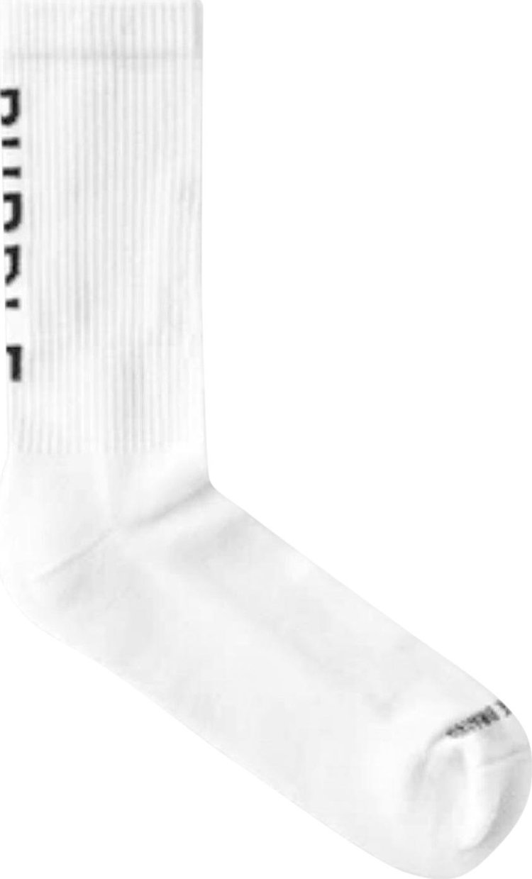 PURPLE BRAND Core Crew Sock White