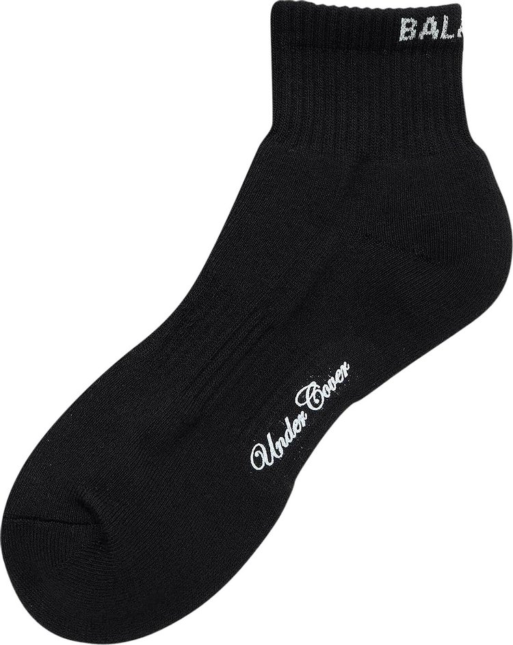 Undercover Quarter Sock Black