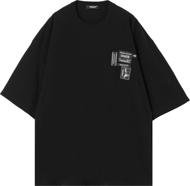 Undercover Name Collage Tee Black