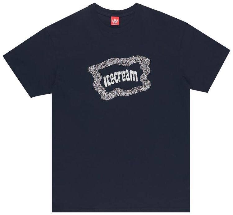 Icecream Flag Short Sleeve Tee Black