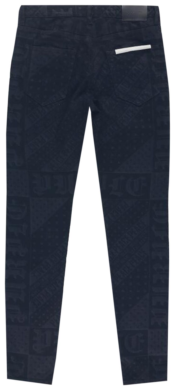 PURPLE BRAND Low Rise Slim Jeans Black