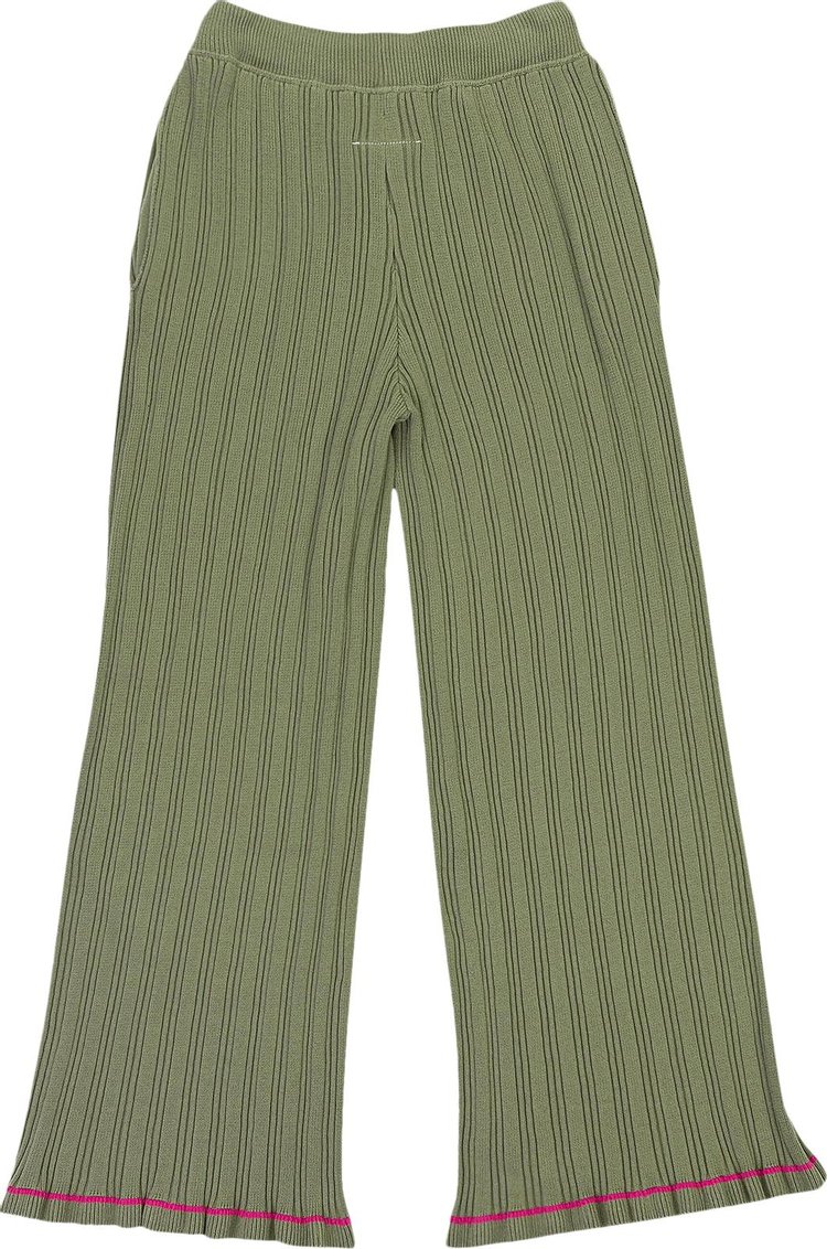 MM6 Maison Margiela Knit Pants Khaki