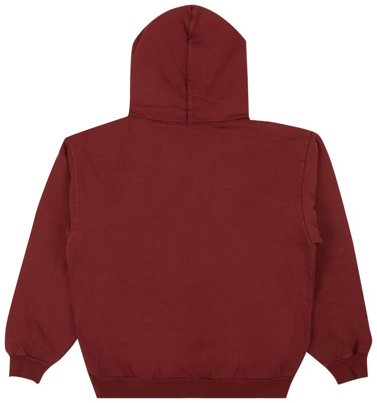 Sp5der Web Logo Hoodie Maroon