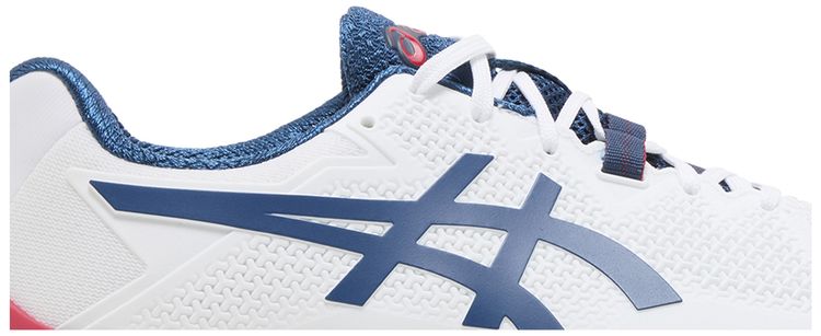Asics Gel Resolution 8 2E Wide White Mako Blue