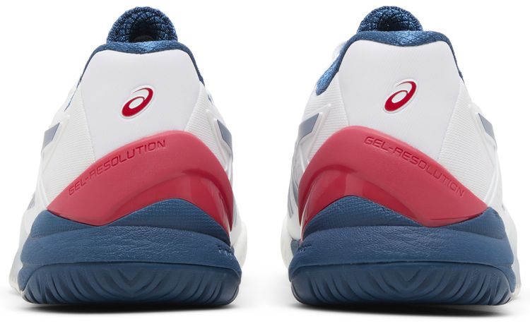 Asics Gel Resolution 8 2E Wide White Mako Blue
