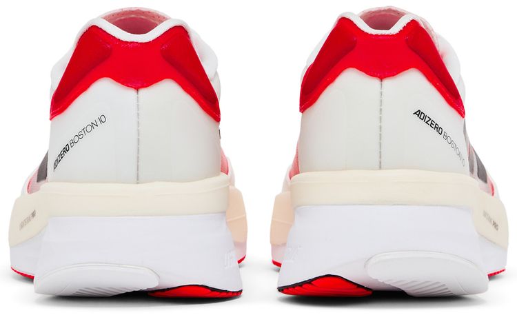 Adidas Wmns Adizero Boston 10 White Solar Red