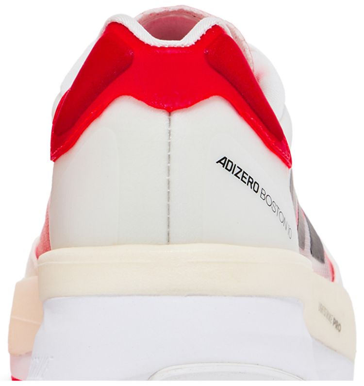 Adidas Wmns Adizero Boston 10 White Solar Red