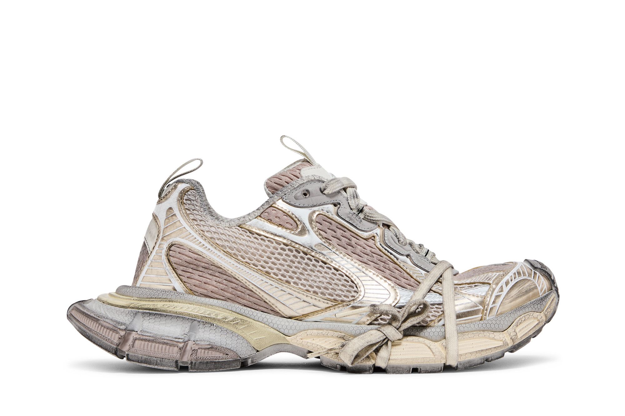 BALENCIAGA｜SNEAKERS (734734 W3XL4 9191) Men's 3xl Sneaker in Light Beige | Balenciaga US