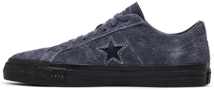 Converse One Star Pro Vintage Suede Low Dark Moth Black