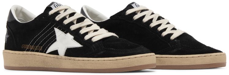 Golden Goose Wmns Ball Star Black White