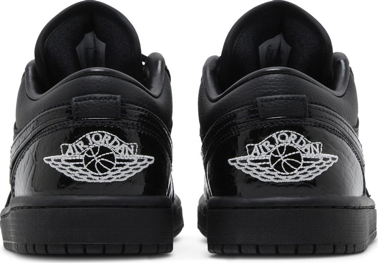 Wmns Air Jordan 1 Low SE Black Croc