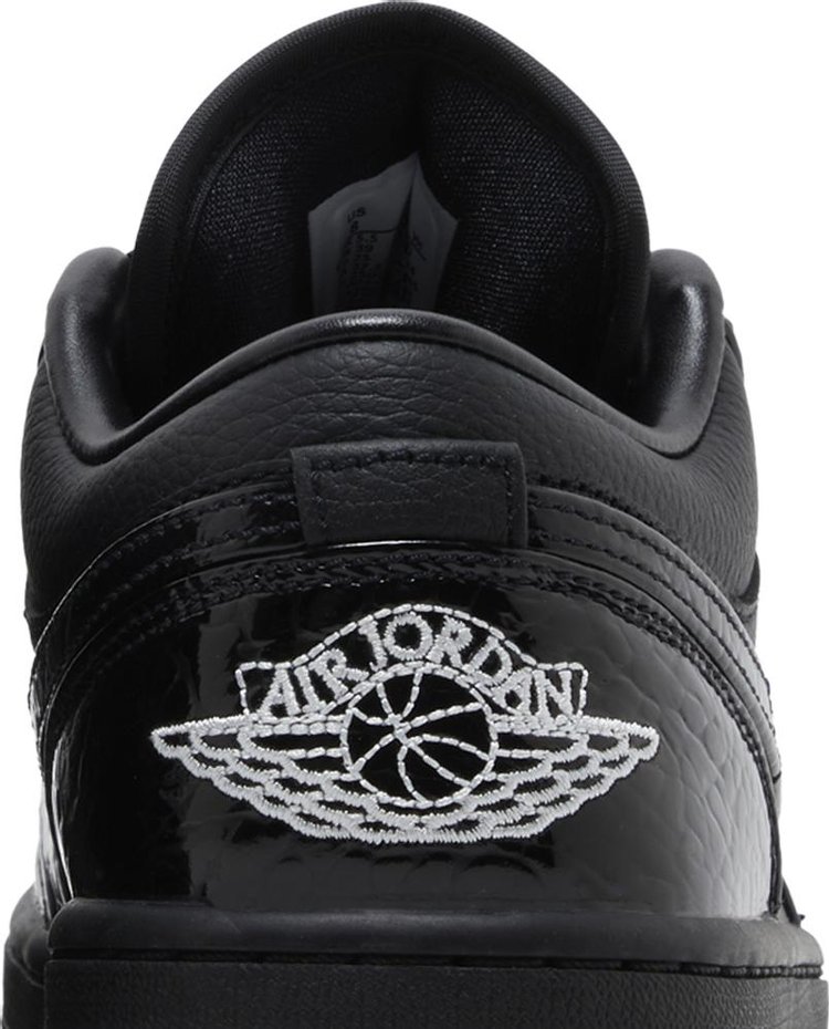 Wmns Air Jordan 1 Low SE Black Croc