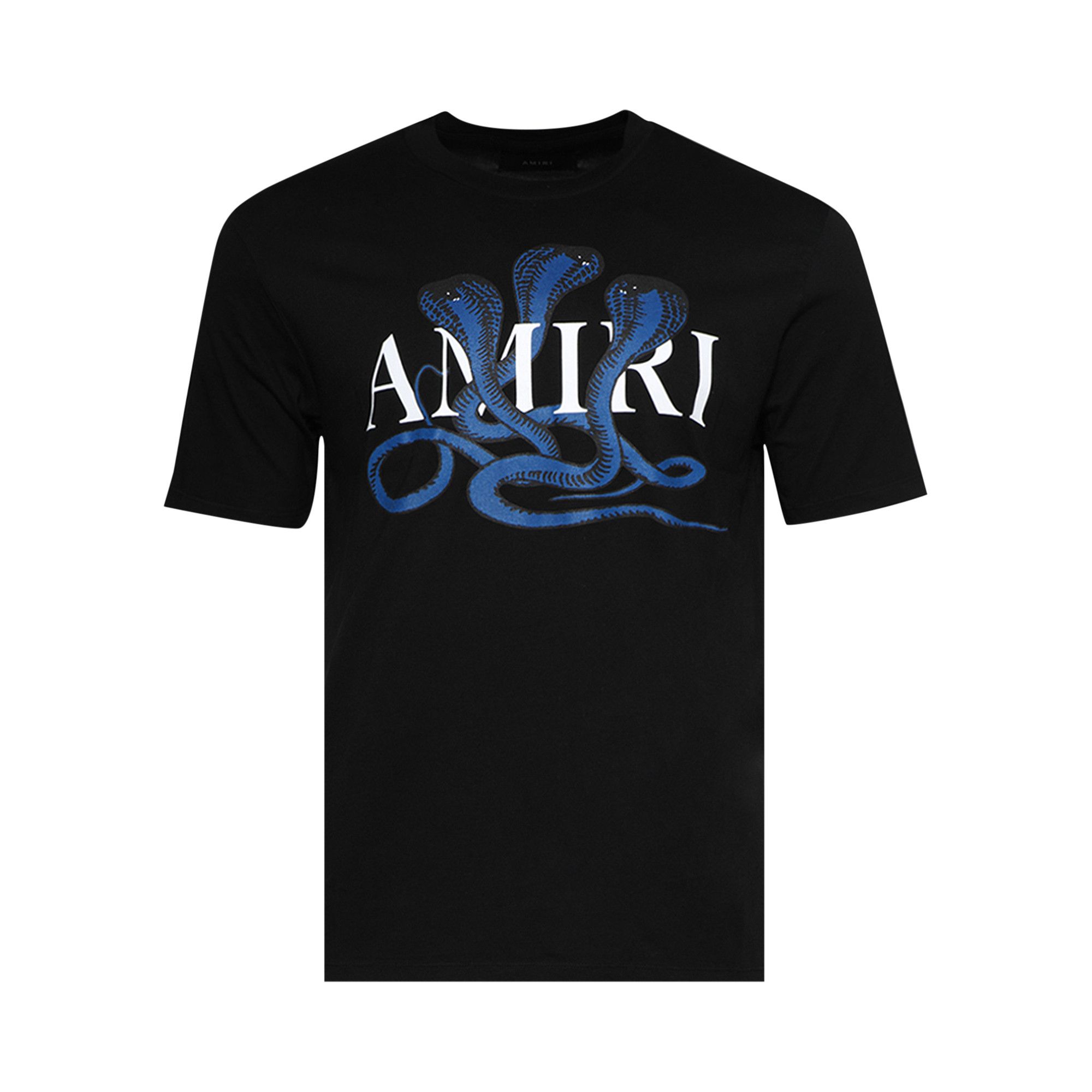 Buy Amiri Snake Tee 'Black/Blue' - AMJYTE1086 BKBL | GOAT
