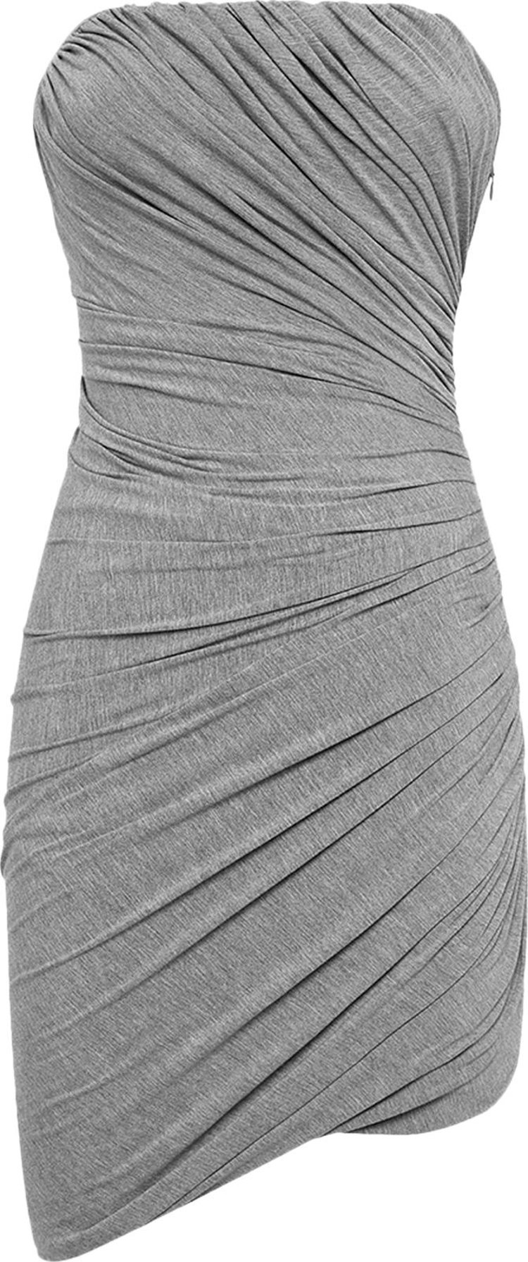 The Attico Mini Dress Grey