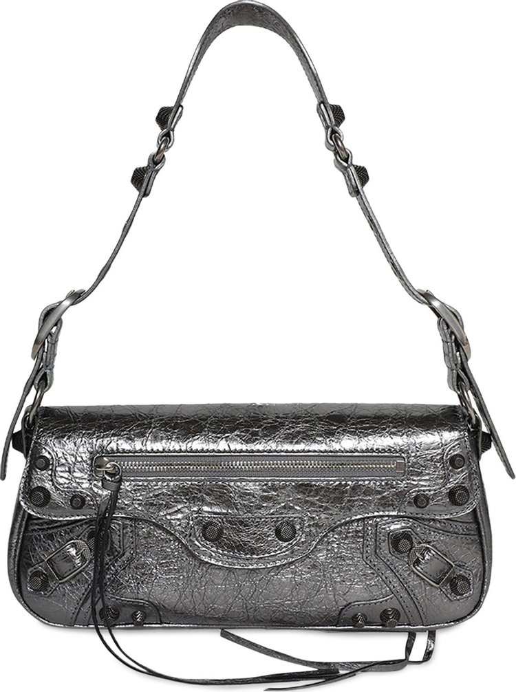 Balenciaga Le Cagole Sling Bag Silver