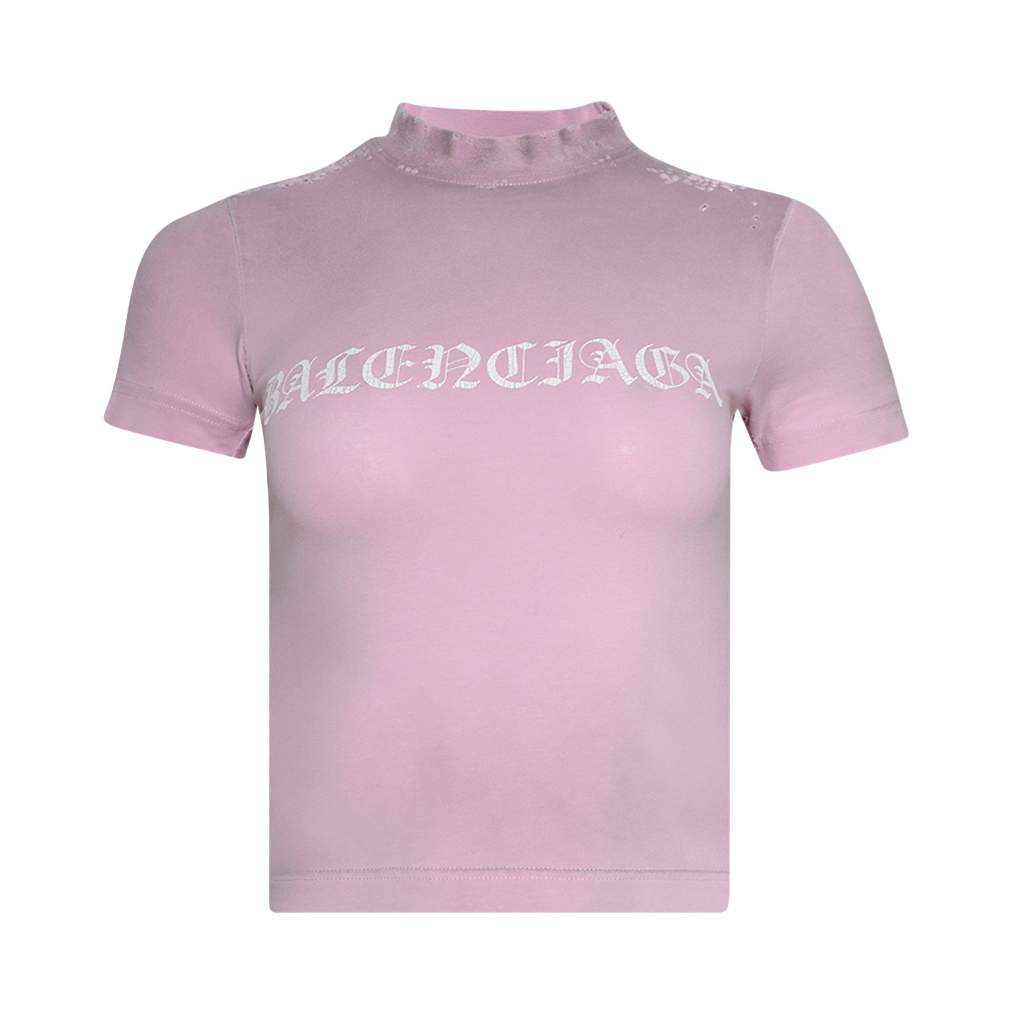 Buy Balenciaga Shrunk T-Shirt 'Light Pink/White' - 788246