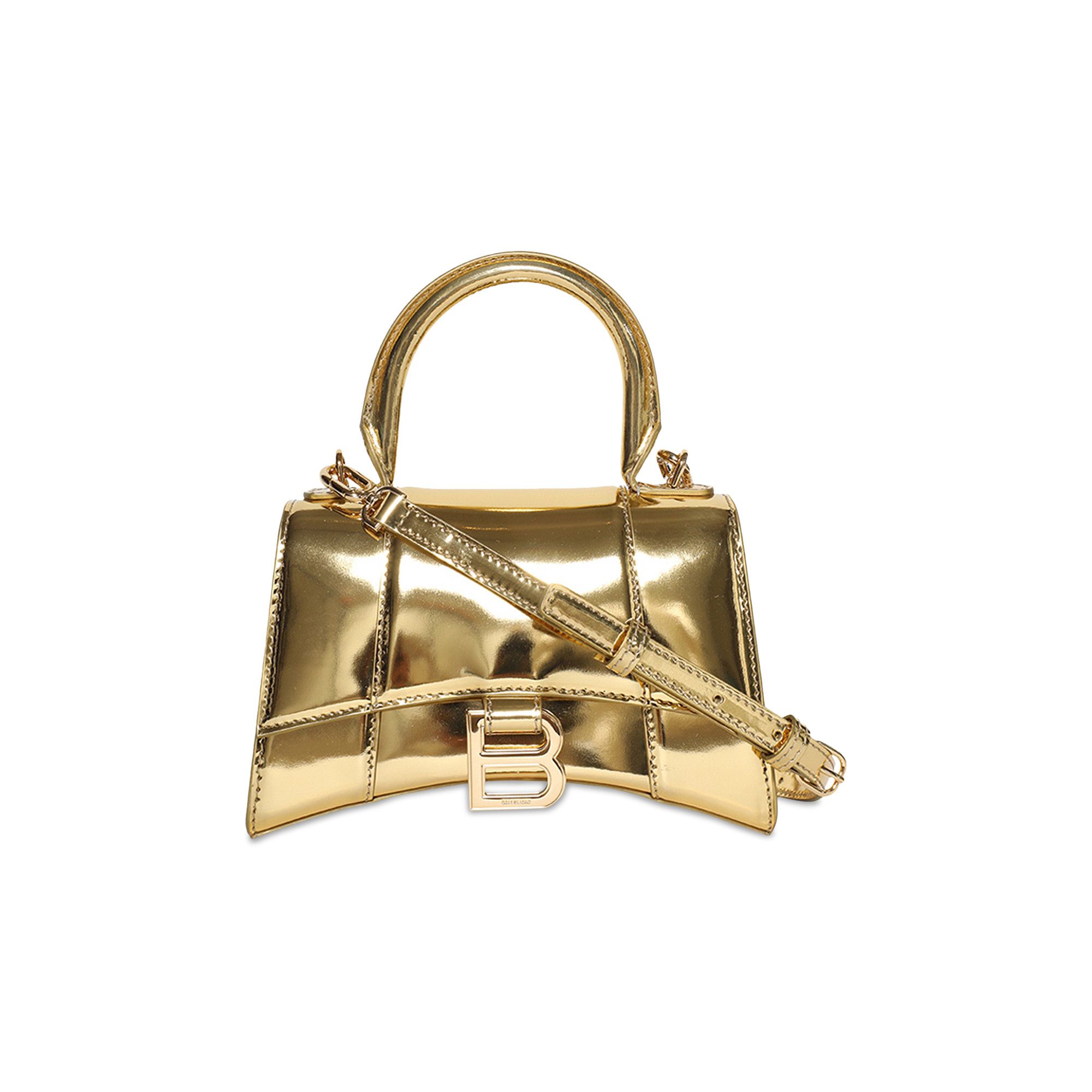 Buy Balenciaga Hourglass Top Handle 'Gold' - 592833 2AAGJ 8015 | GOAT