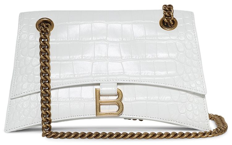 Balenciaga Crush Chain Bag Optic White