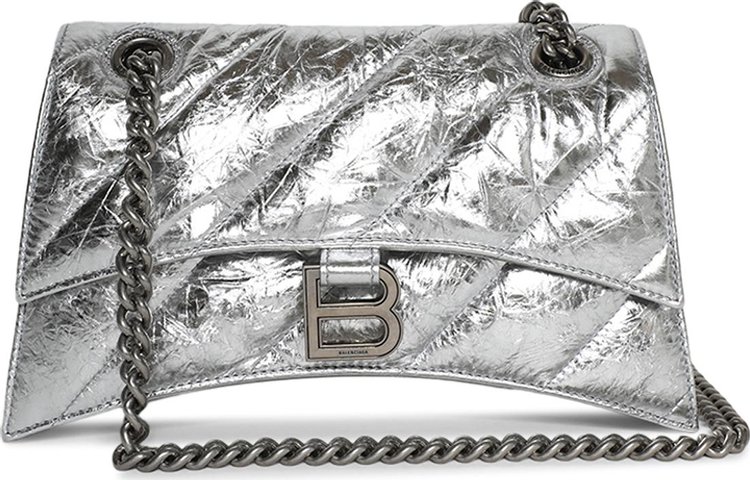 Balenciaga Crush Chain Bag Silver