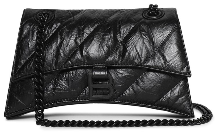 Balenciaga Crush Chain Bag Black