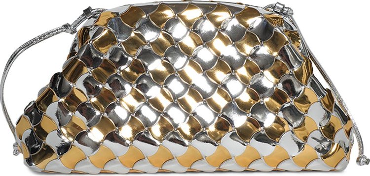 Bottega Veneta Mini Pouch SilverGold