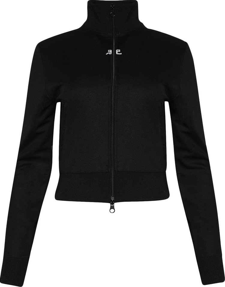 Courreges Tracksuit Interlock Jacket Black