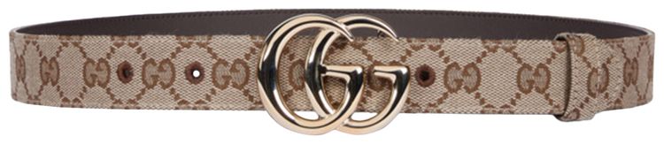 Gucci GG Marmont Thin Belt Beige