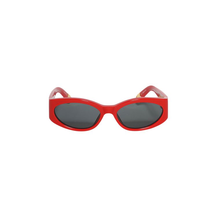 Buy Jacquemus Ovalo Sunglasses 'Red/Yellow Gold/Grey' - JAC4C8SUN RED ...