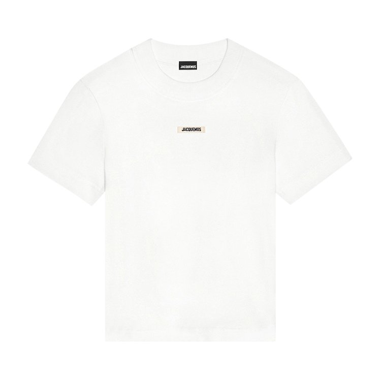 Jacquemus Le T Shirt Gros Grain White