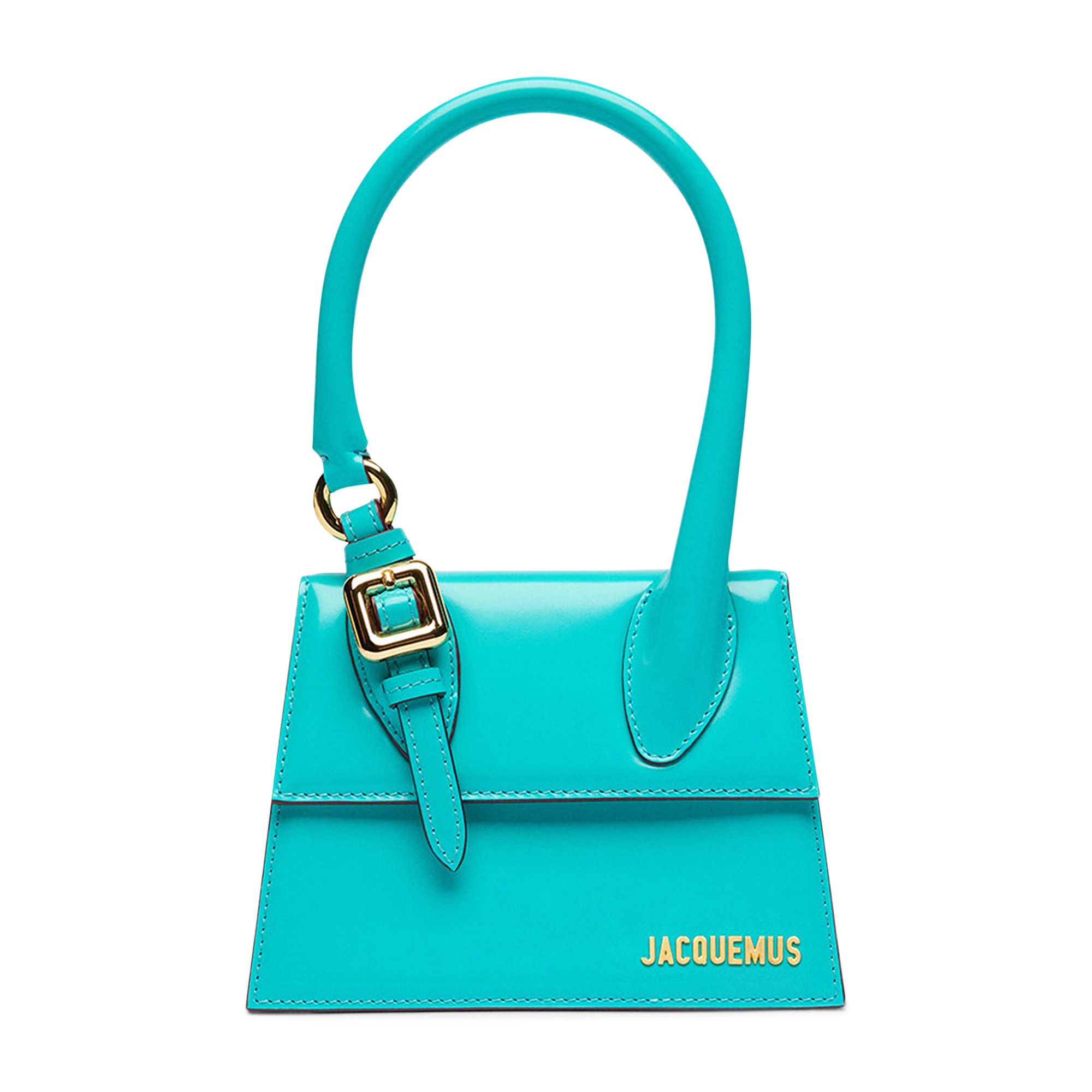 Buy Jacquemus Le Chiquito Moyen Boucle Turquoise 233BA327 3128 340 GOAT CA