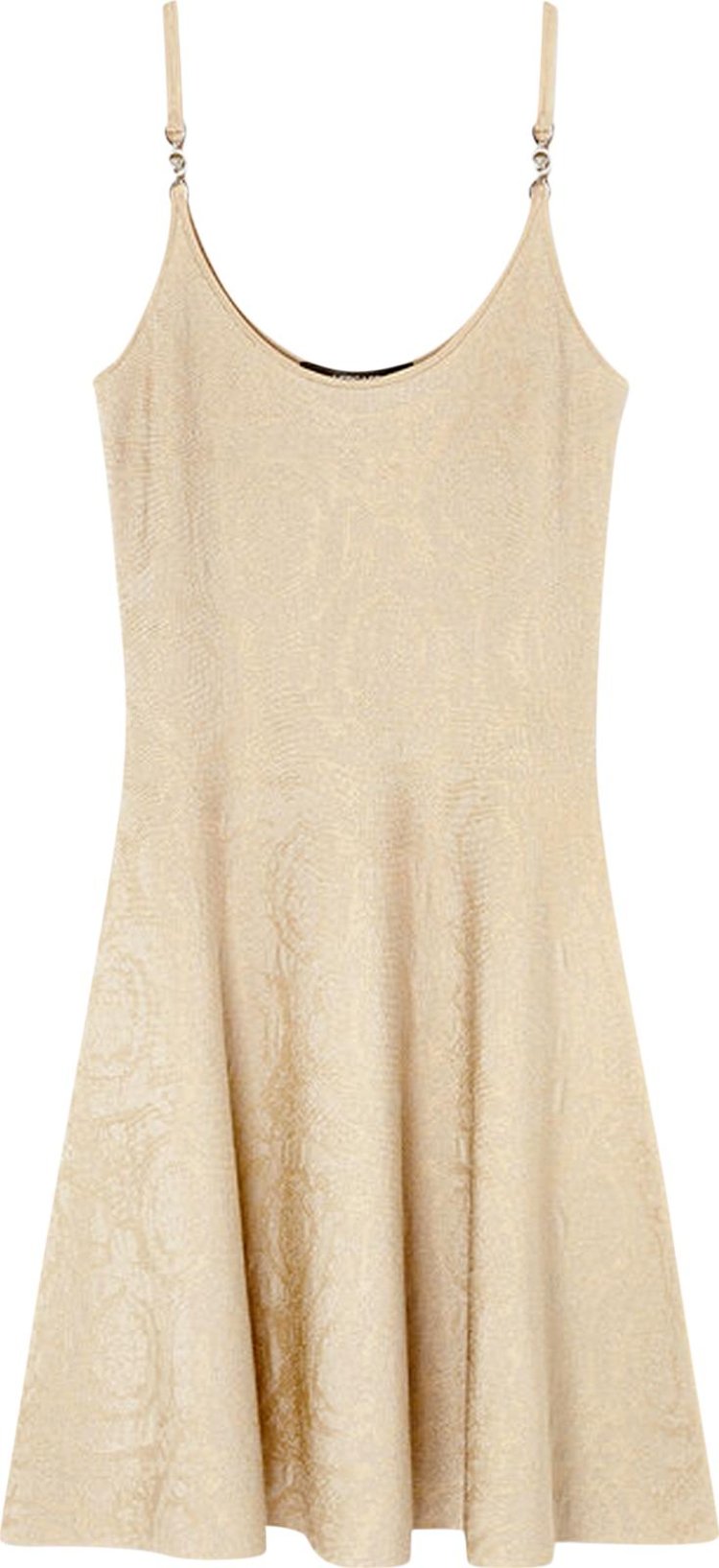 Versace Knit Dress Light Sand