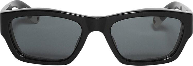 Jacquemus Meridiano Sunglasses BlackSilverGrey