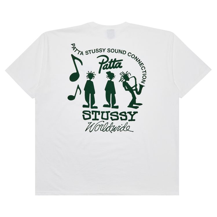 Stussy x Patta Sound Connection Tee White