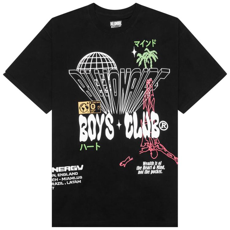 Billionaire Boys Club Around The World T Shirt Black